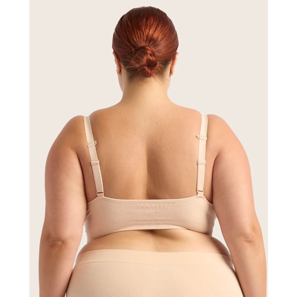 Boody Women's Shell Wireless Full Bust Adjustable Strap T-Shirt Bra NWT Size M - Picture 5 of 12